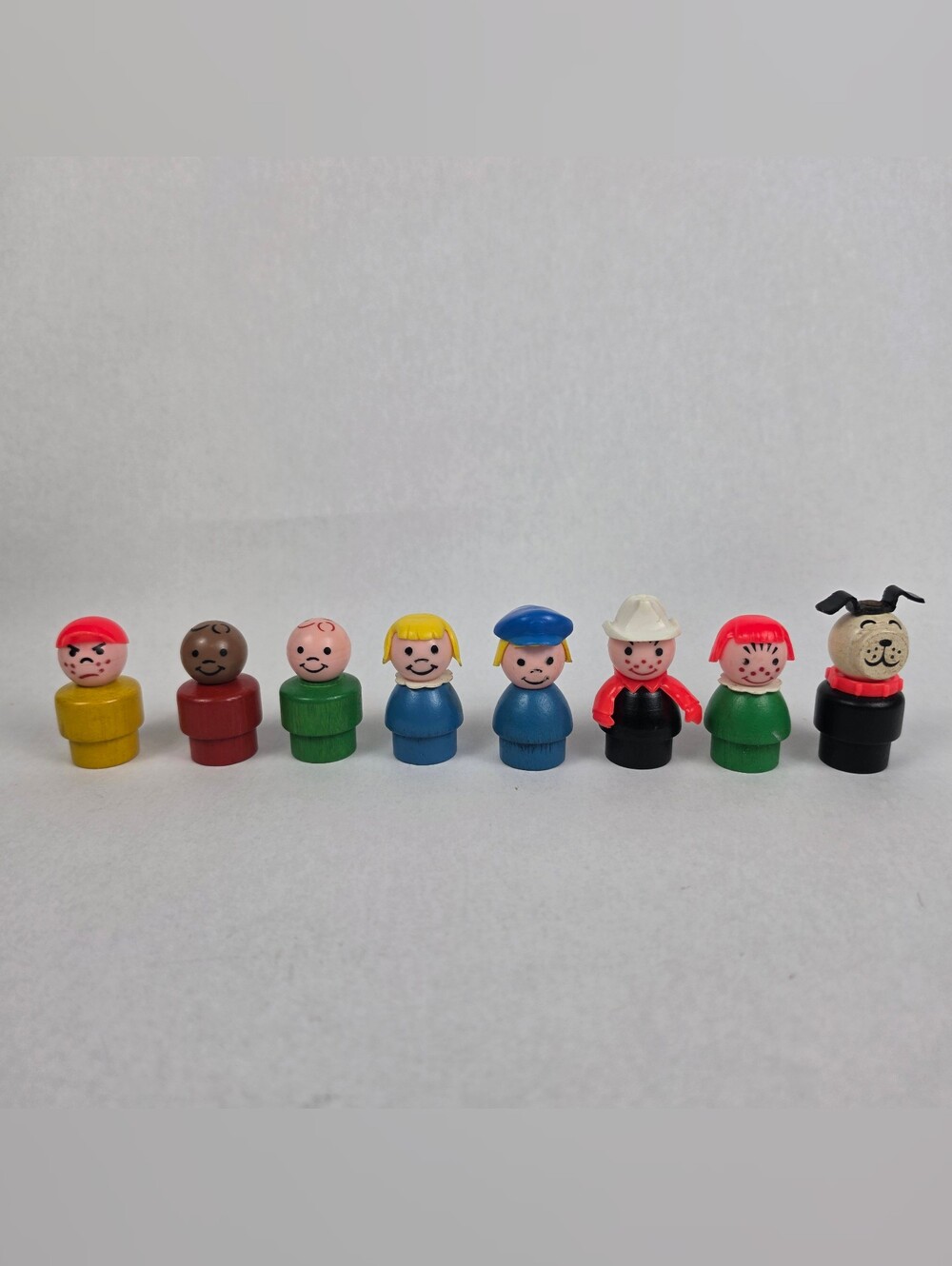 Vintage Fisher Price Little People Wooden Figurines